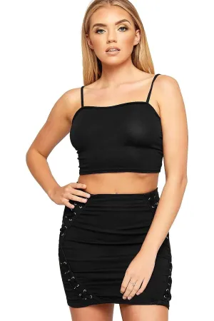 Bralet Crop Stretch Vest Top
