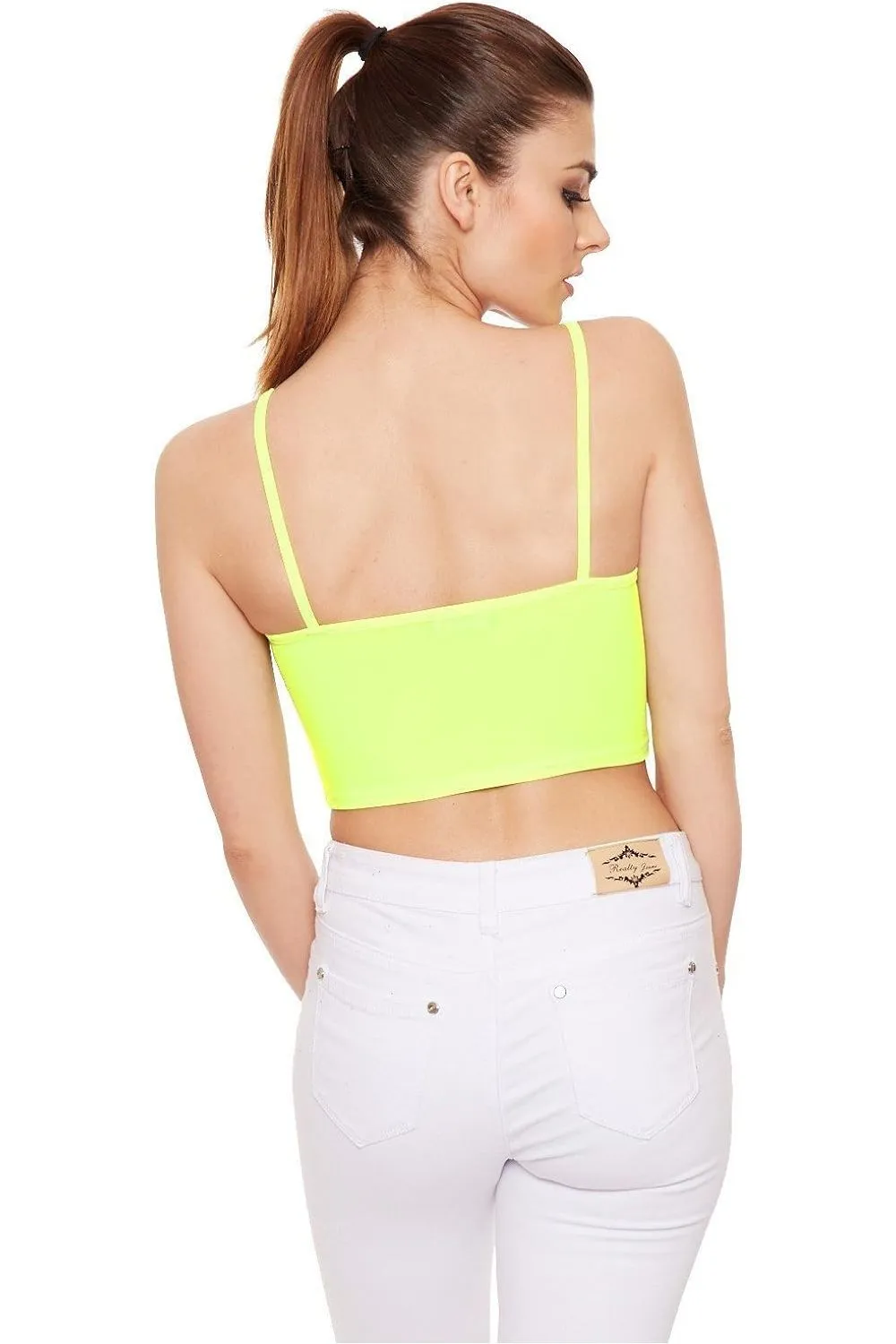 Bralet Crop Stretch Vest Top