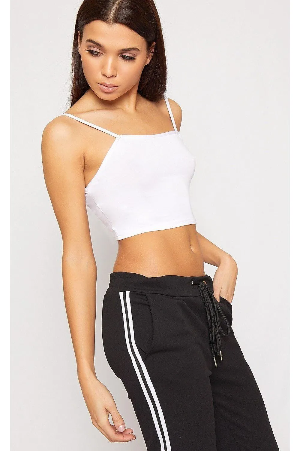 Bralet Crop Stretch Vest Top