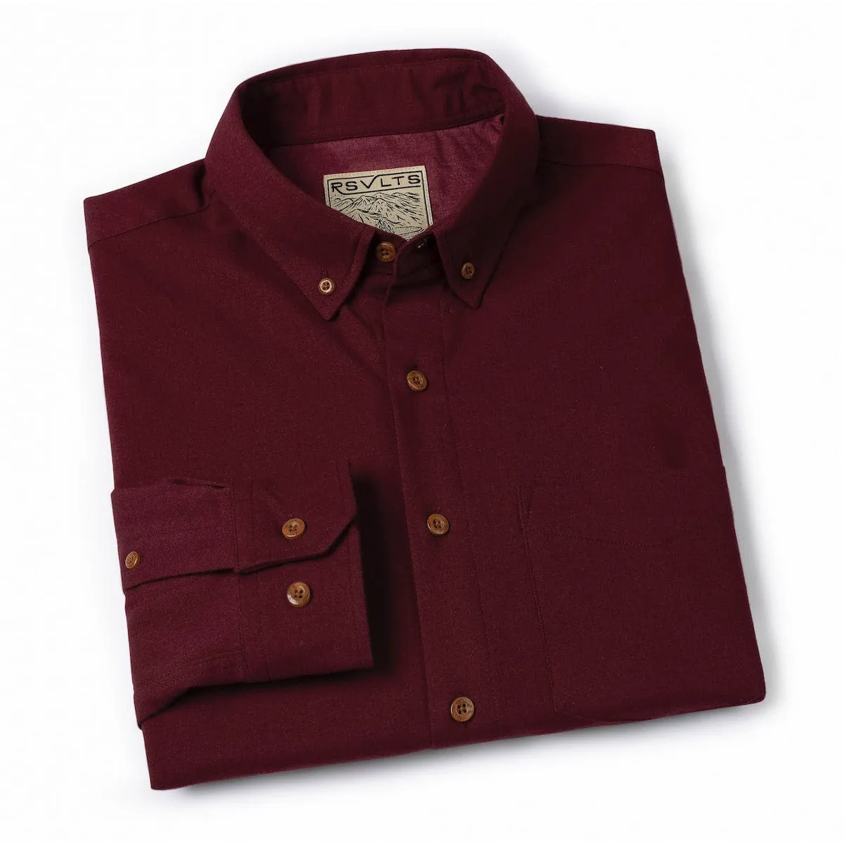 Burgundy – BorlandFlex™ Long Sleeve Flannel