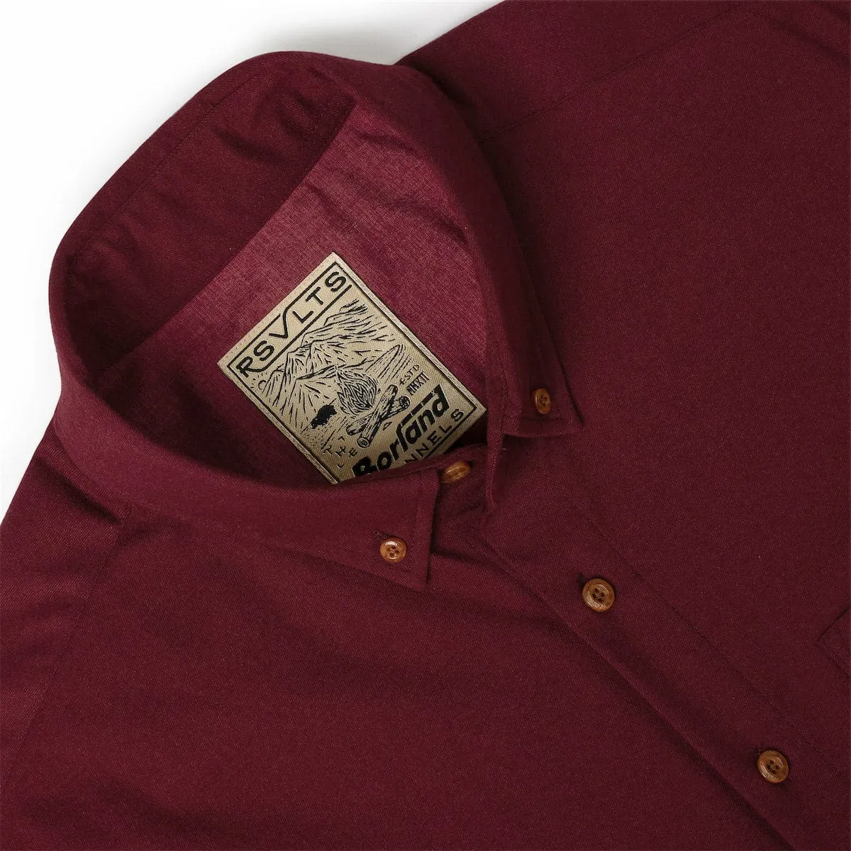 Burgundy – BorlandFlex™ Long Sleeve Flannel