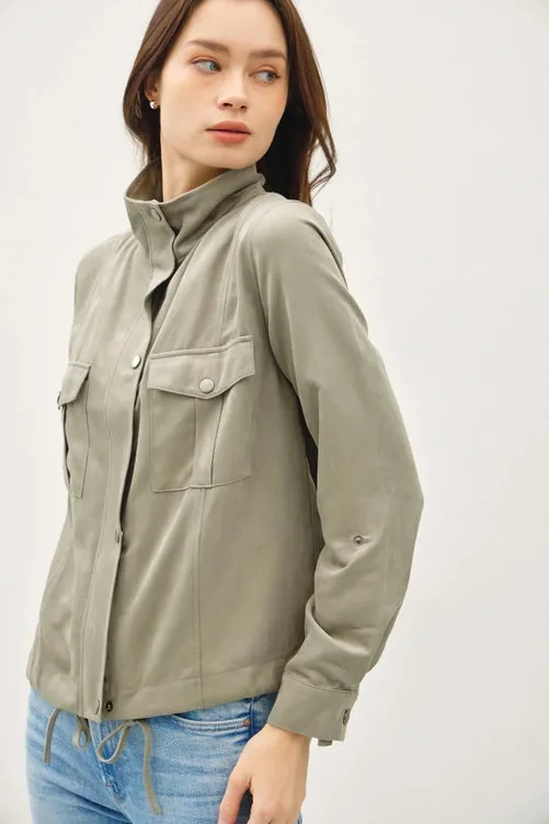 Cara's Cropped Utility Jacket