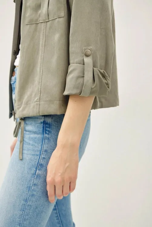 Cara's Cropped Utility Jacket