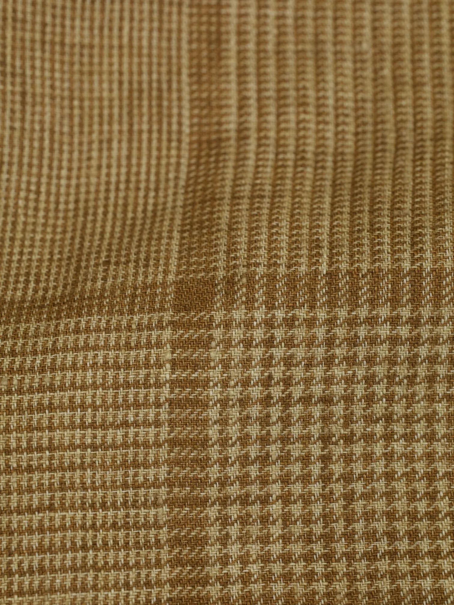 Caruso Light Brown Linen Windowpane "Aida" Summer Jacket