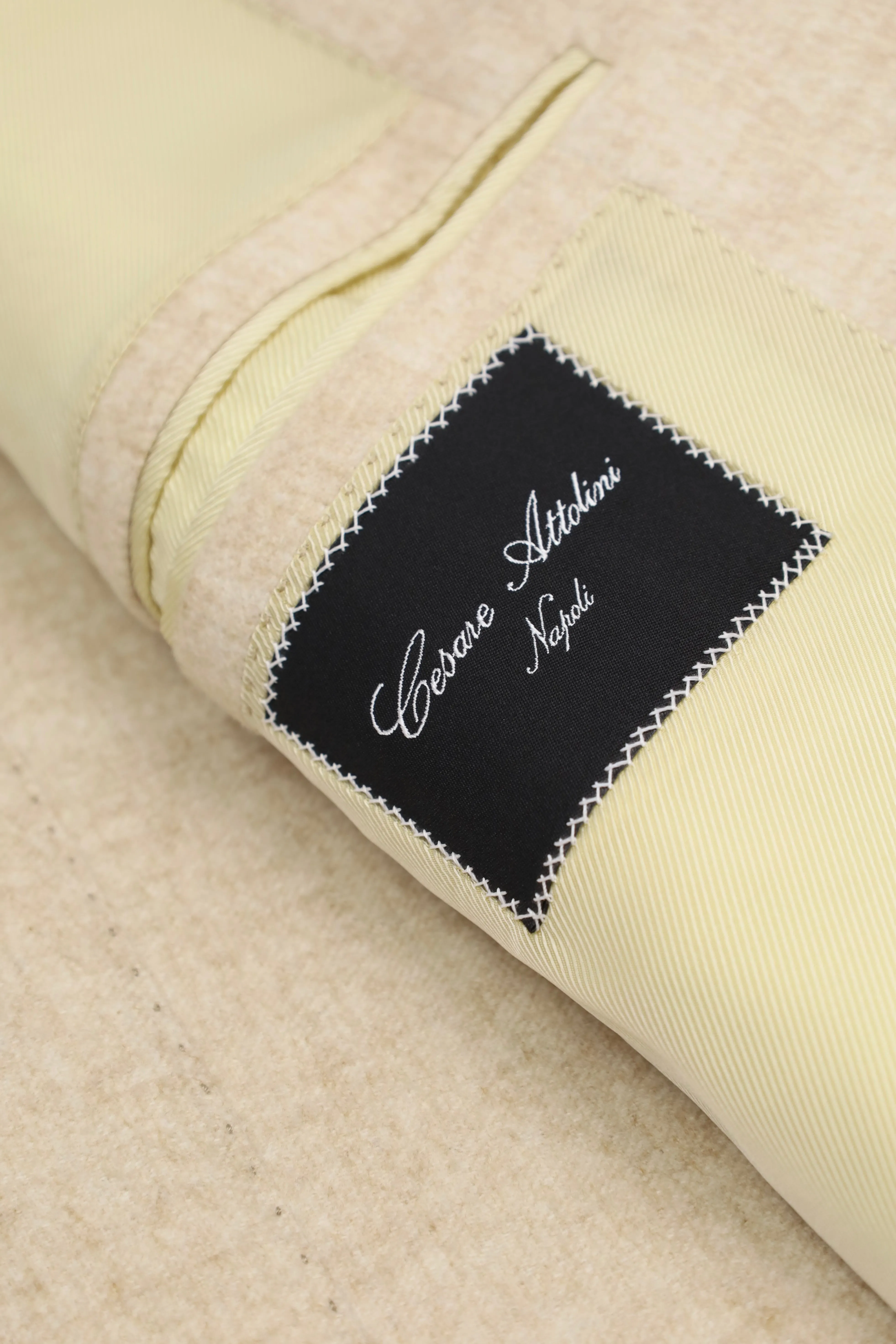 Cesare Attolini Beige "Piacenza" Cashmere Jacket