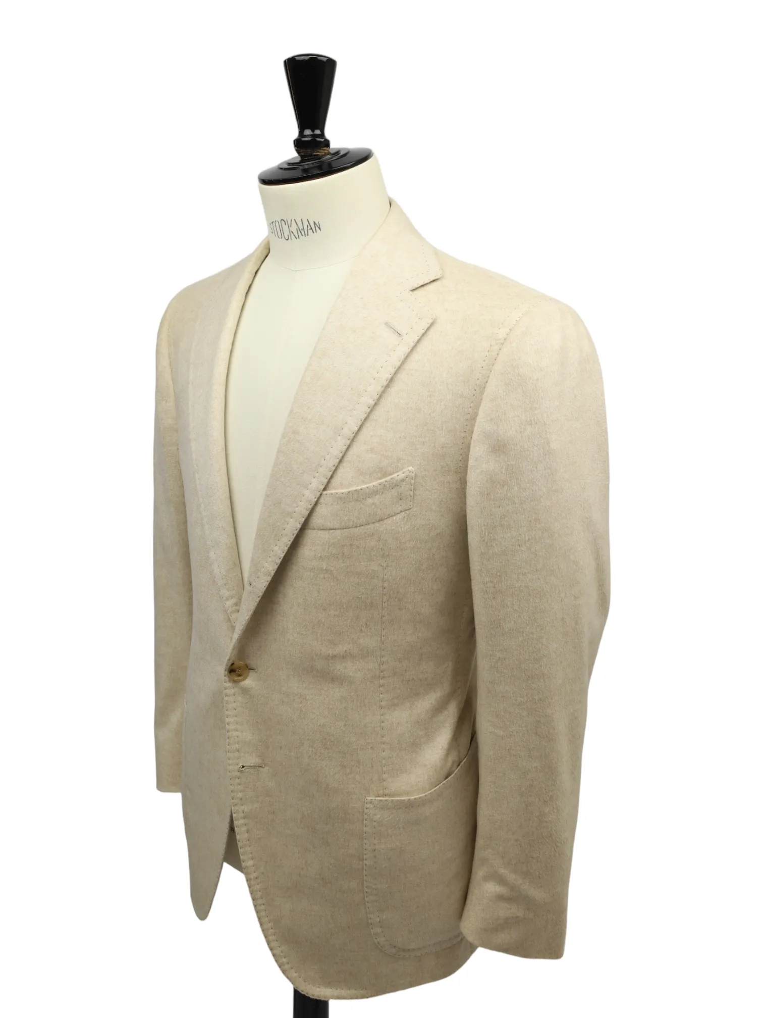 Cesare Attolini Beige "Piacenza" Cashmere Jacket