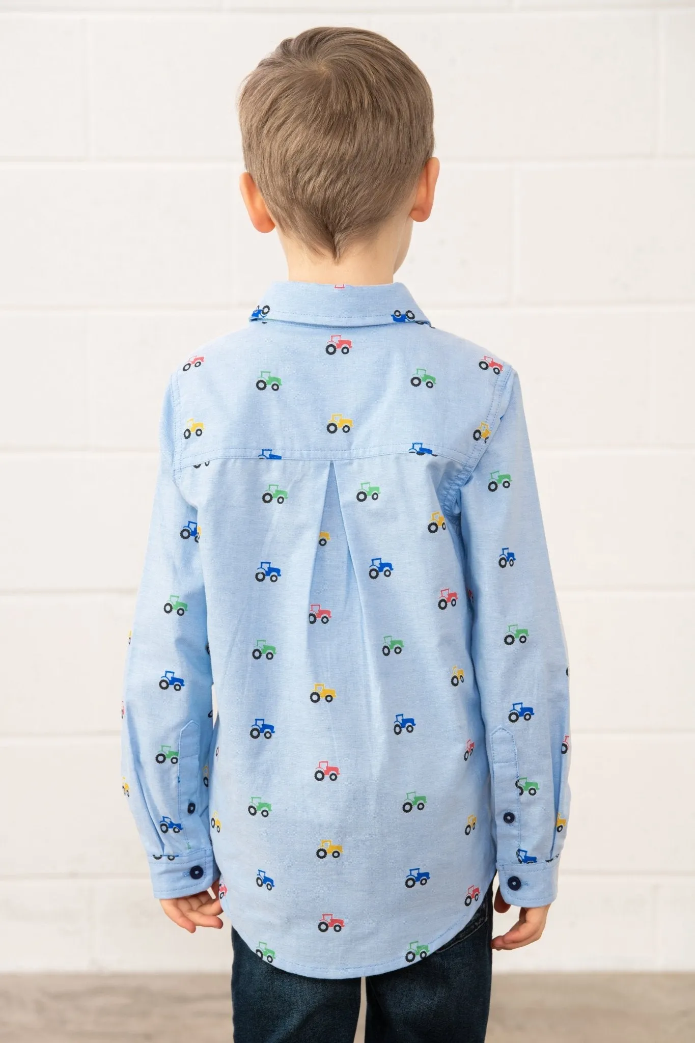 Charlie Shirt - Tractor Print
