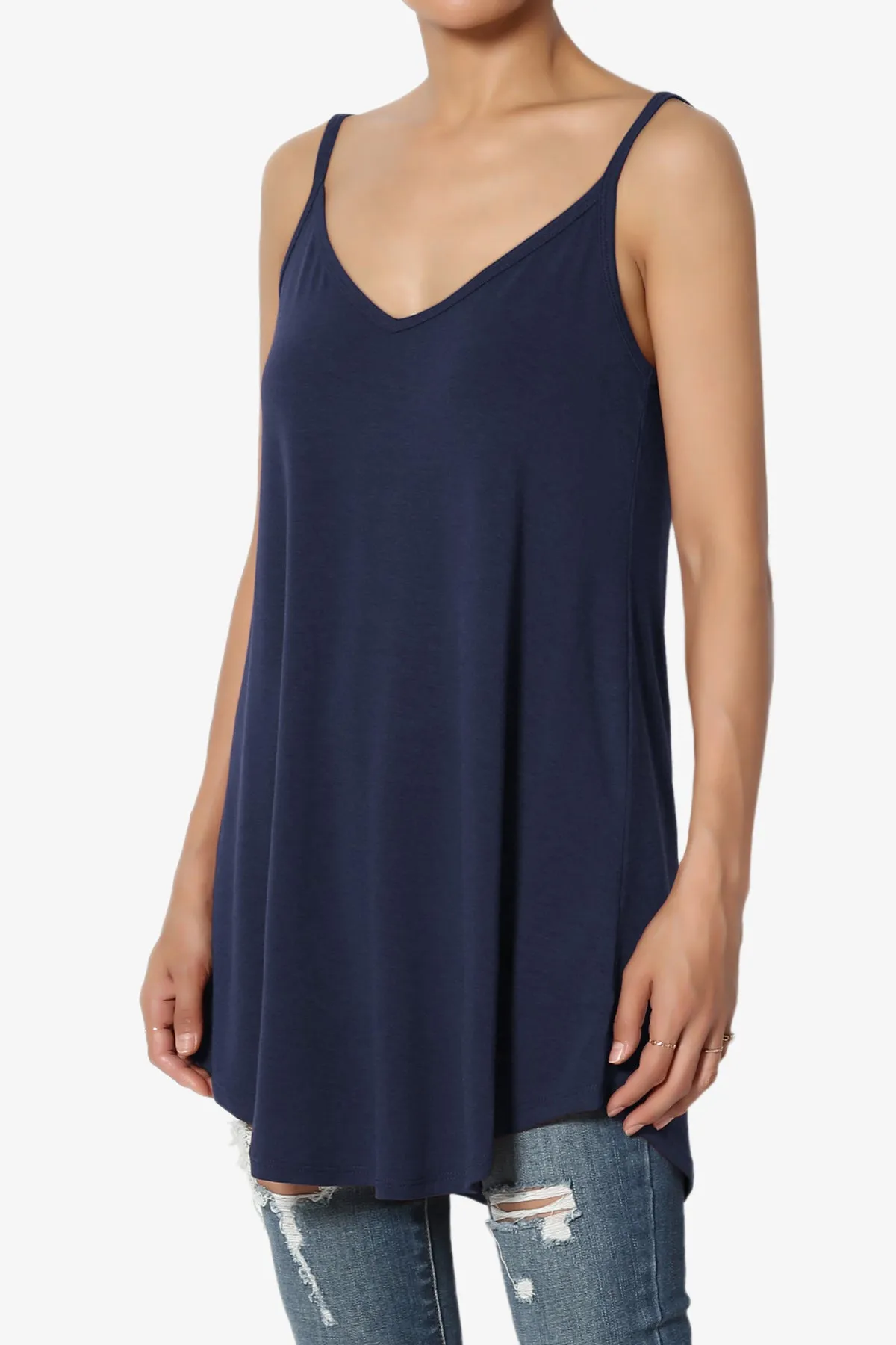 Chelsea Scoop & V Neck Flared Camisole Top MORE COLOR