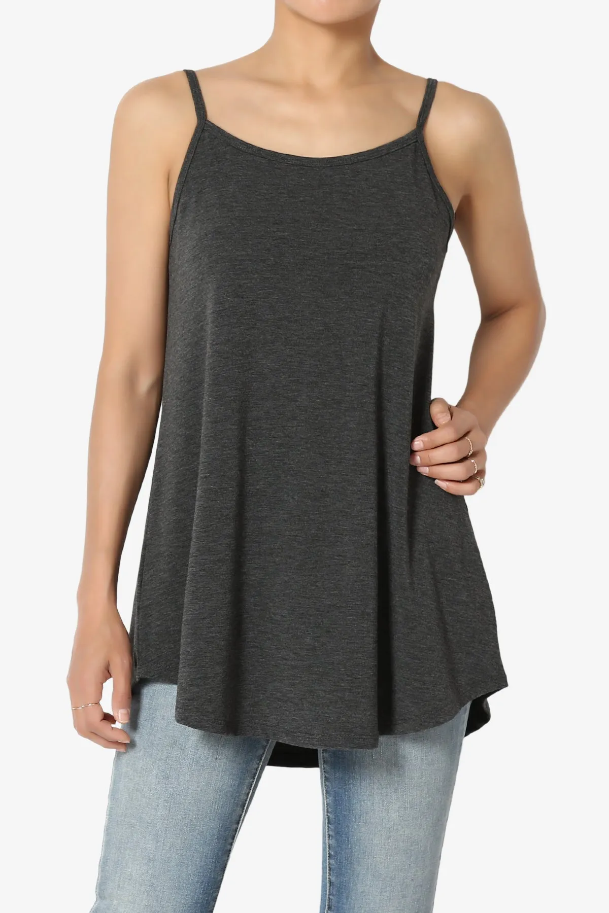 Chelsea Scoop & V Neck Flared Camisole Top MORE COLOR