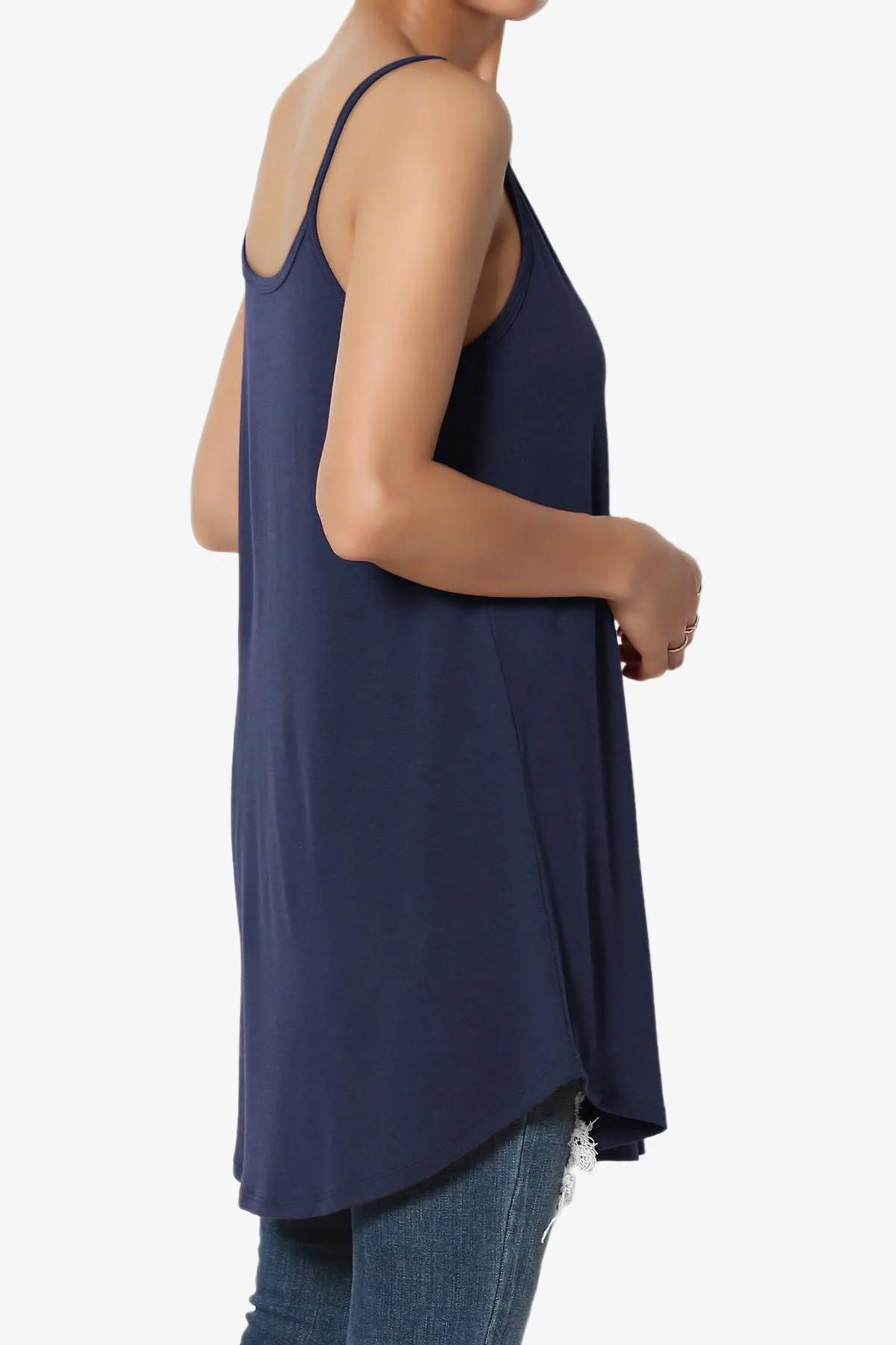 Chelsea Scoop & V Neck Flared Camisole Top MORE COLOR