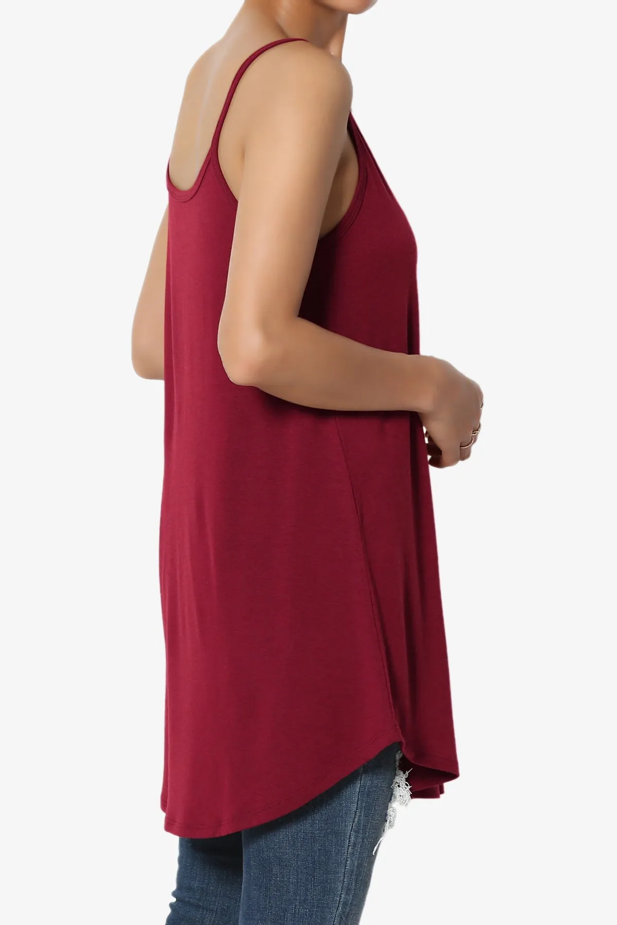 Chelsea Scoop & V Neck Flared Camisole Top MORE COLOR