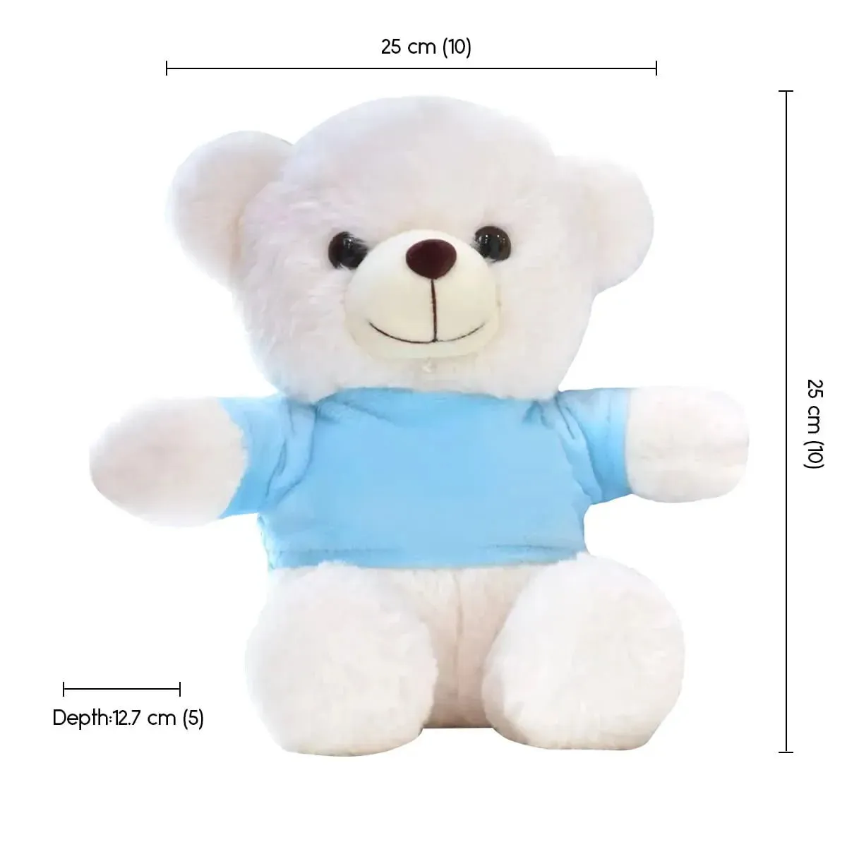 Classic Cuddle Plain Tee Teddy (25 cm)