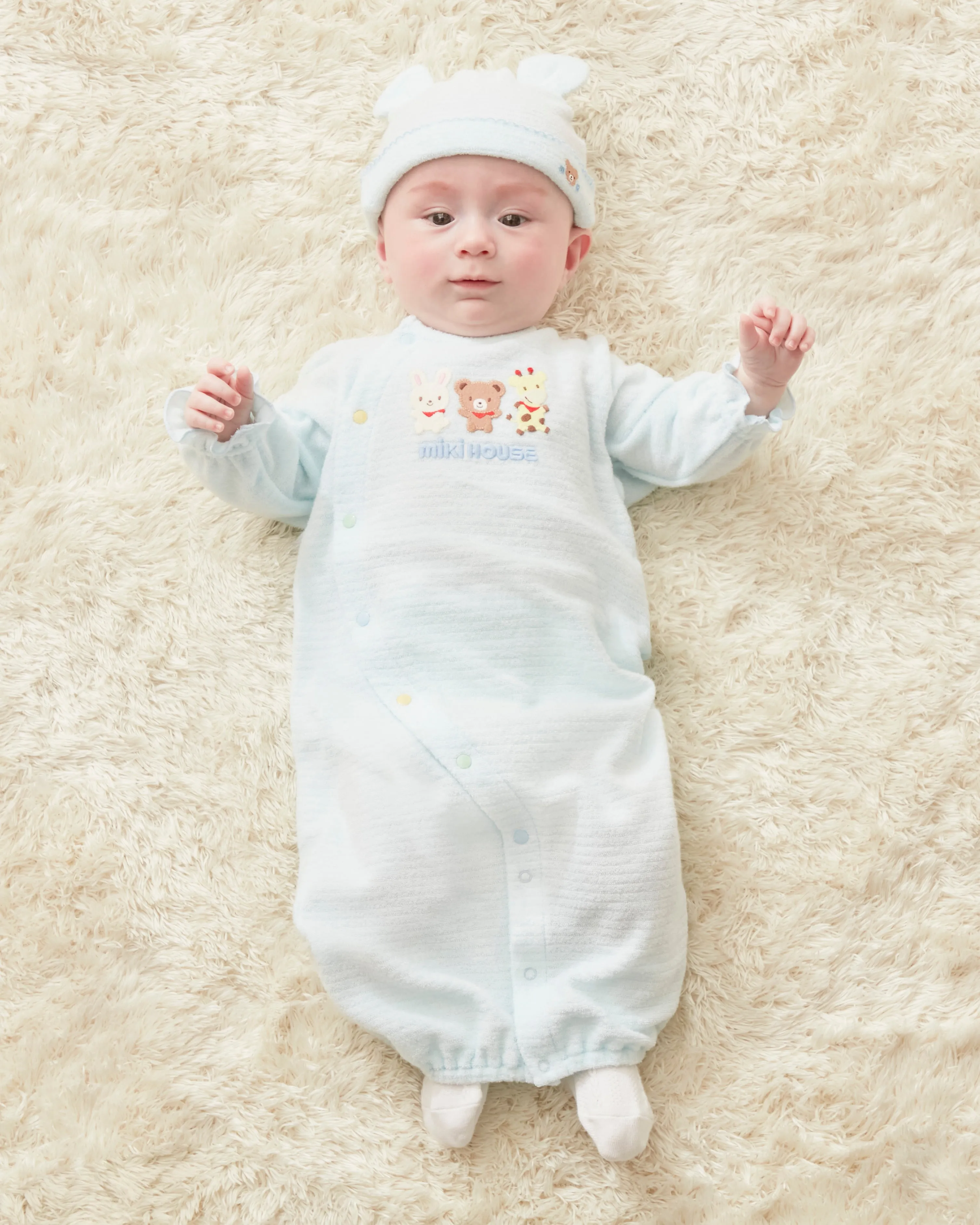 Cloud-Soft Untwisted Yarn Baby Hood