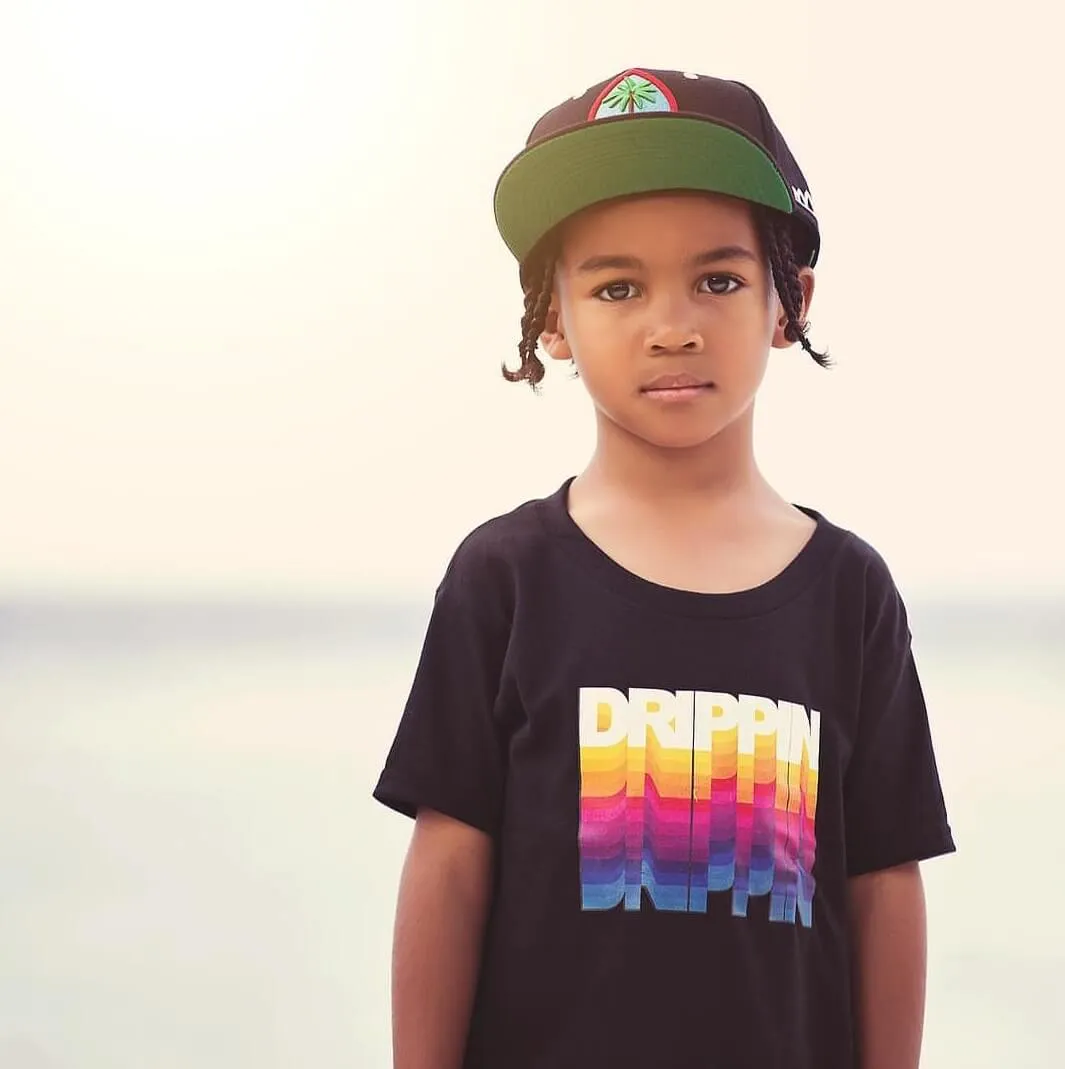 Color Stack | Kids Black Tee