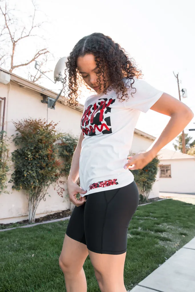 Cow Print WAVY | White Tee (Chick-fil-A)