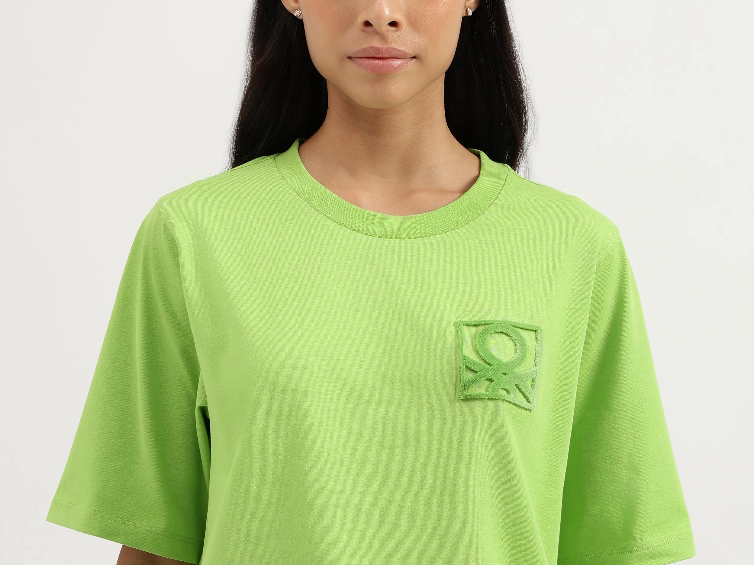Crew Neck Logo Detail T-Shirt