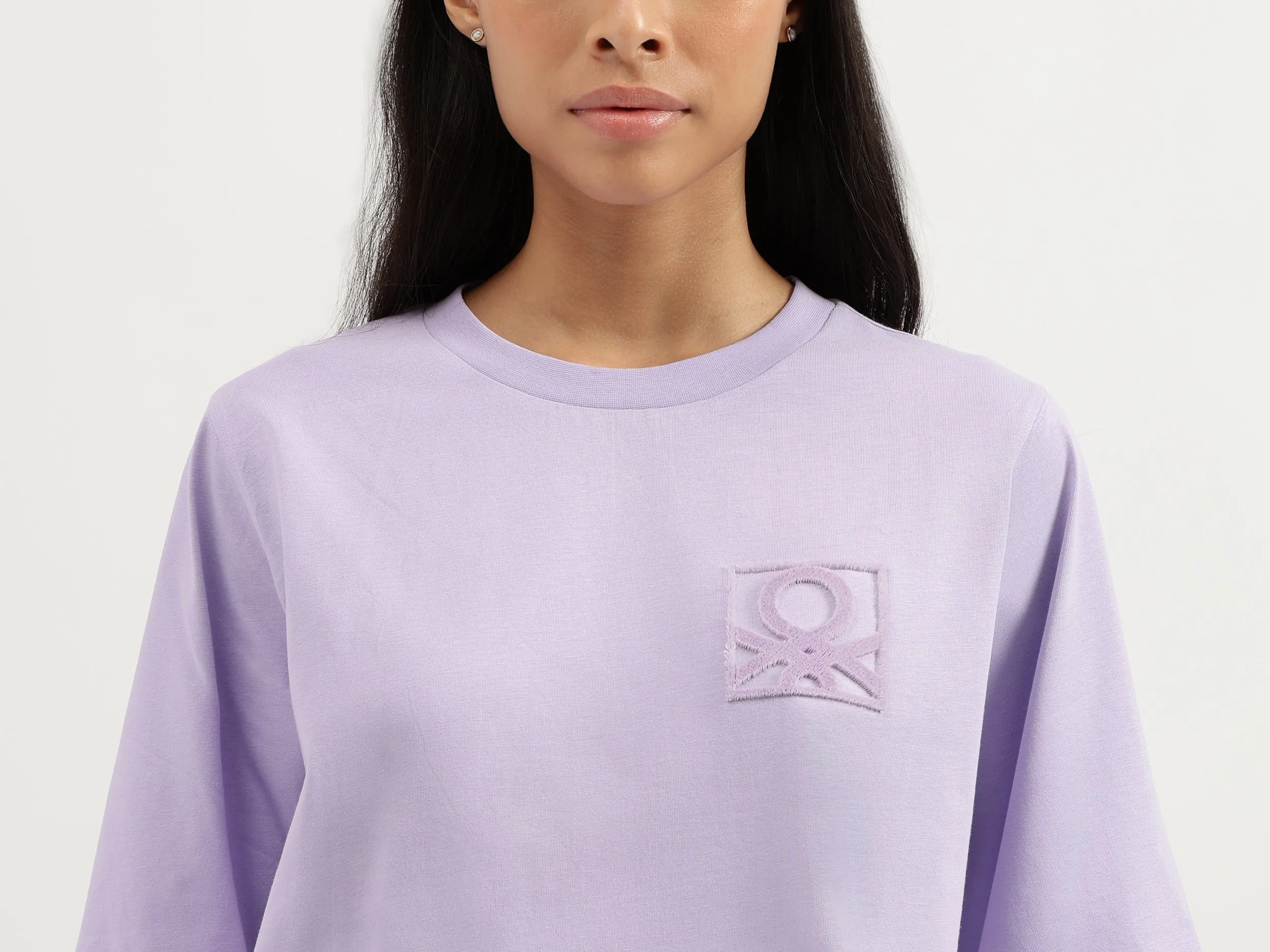 Crew Neck Logo Detail T-Shirt