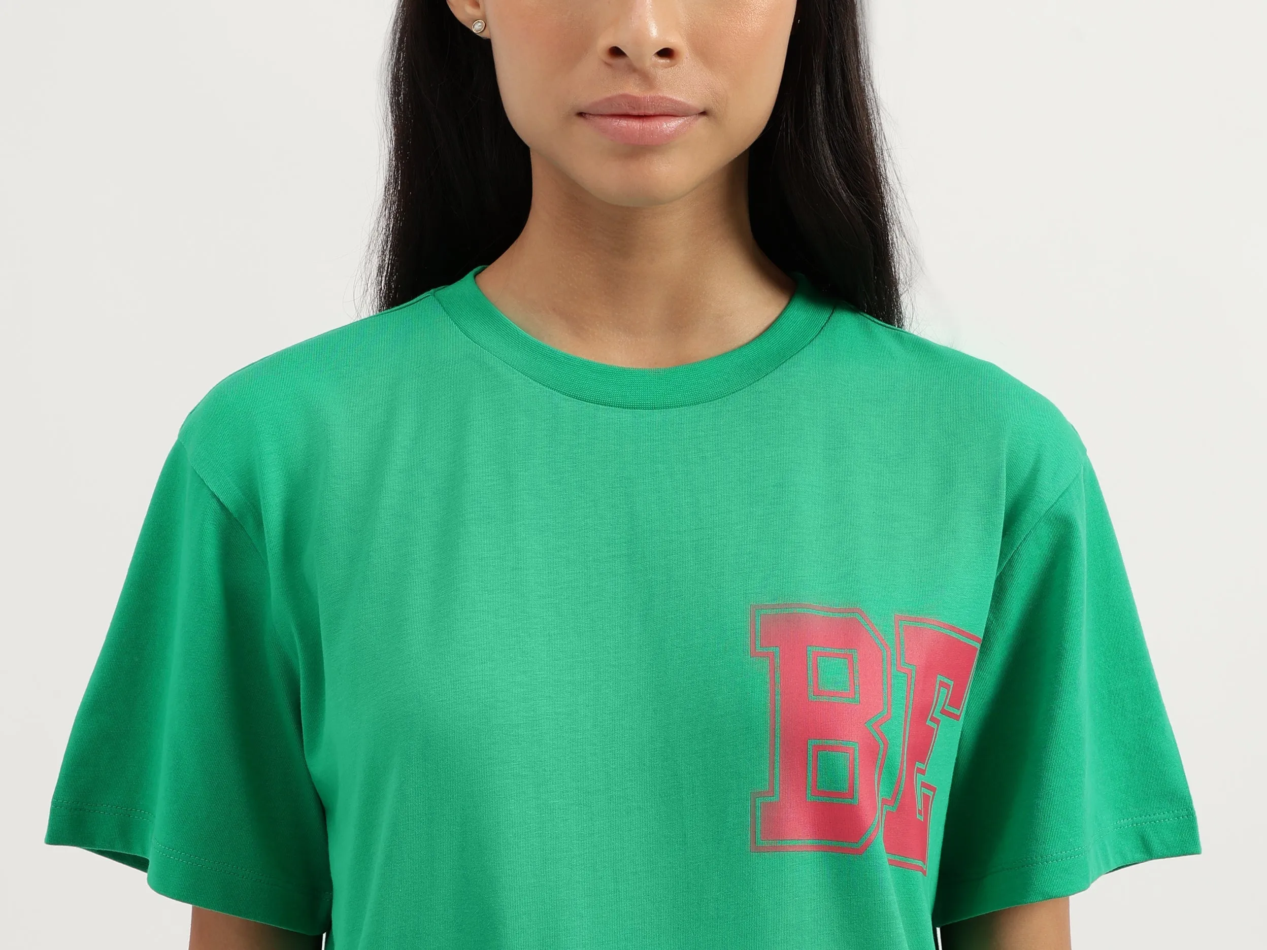 Crew Neck Printed T-Shirt