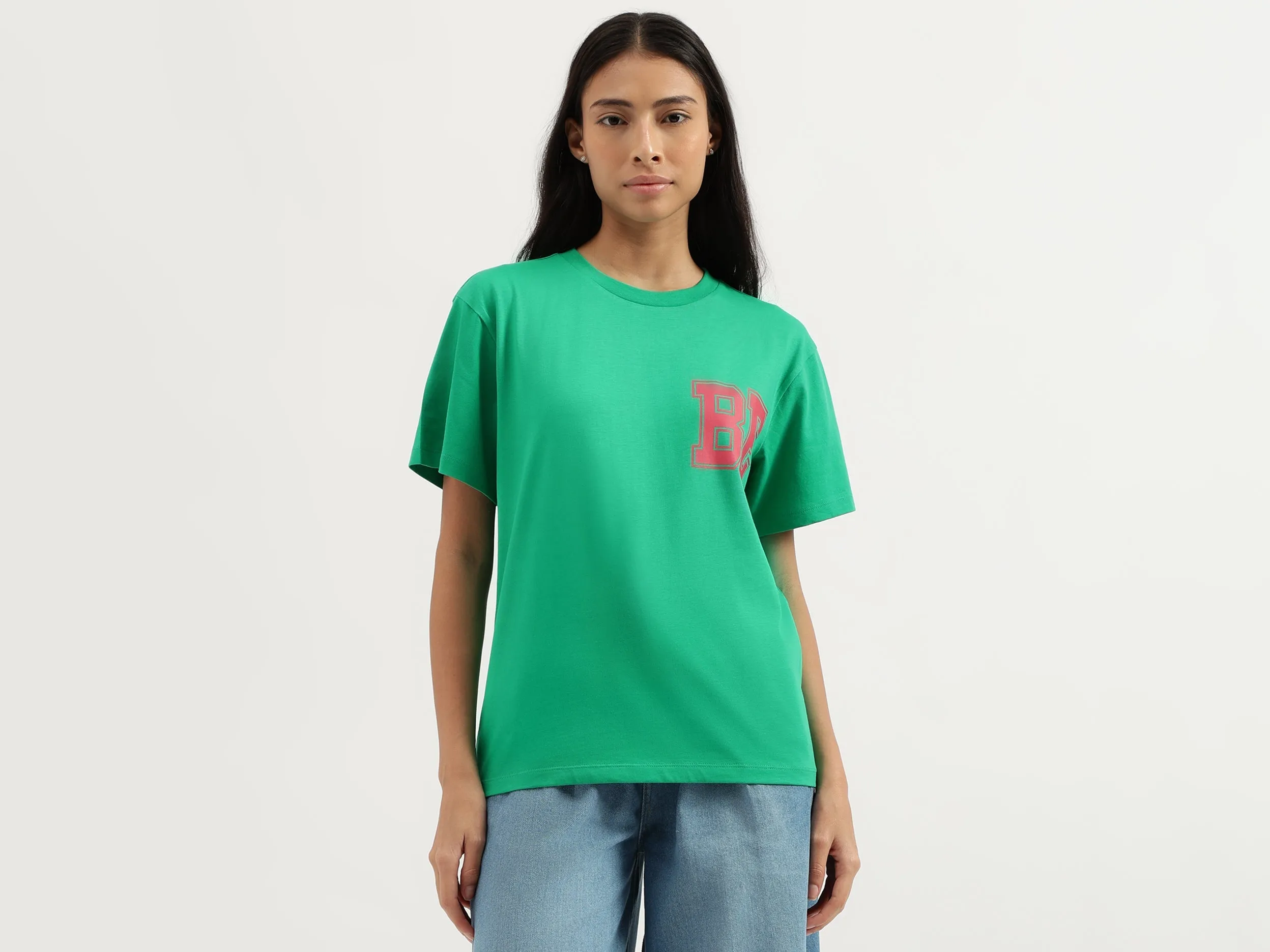 Crew Neck Printed T-Shirt