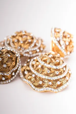 Crystal Oyster Drop Earrings