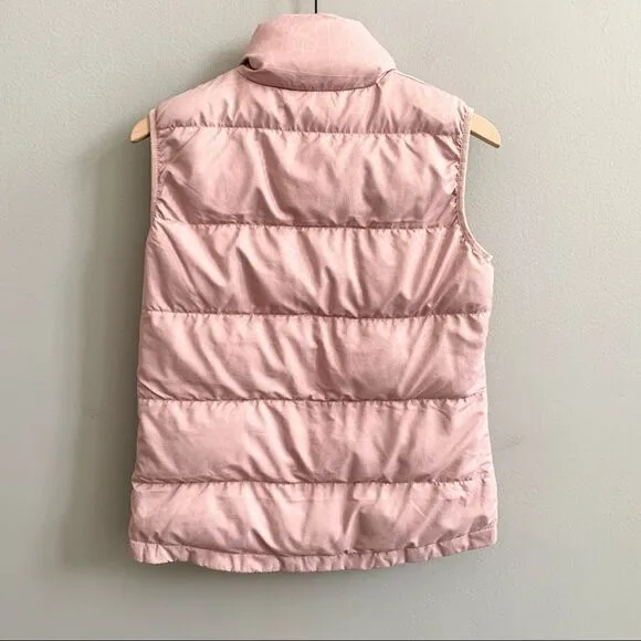 Daily Sports of Sweden Lavender Pink Padded Zip Up Vest Size Medium