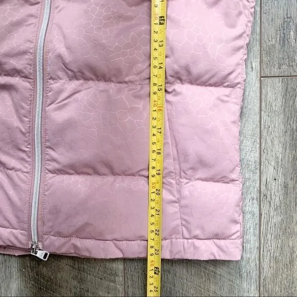 Daily Sports of Sweden Lavender Pink Padded Zip Up Vest Size Medium
