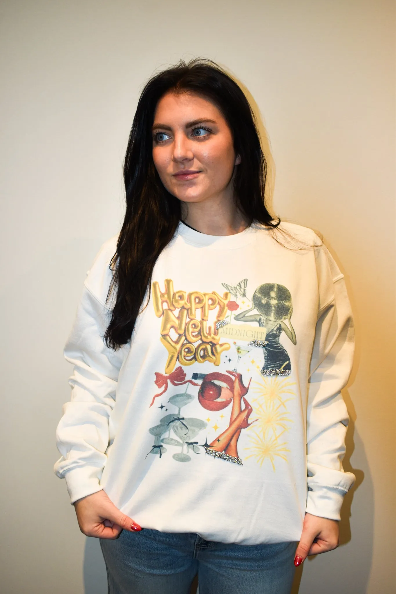 Dancing Disco Graphic Sweatshirt