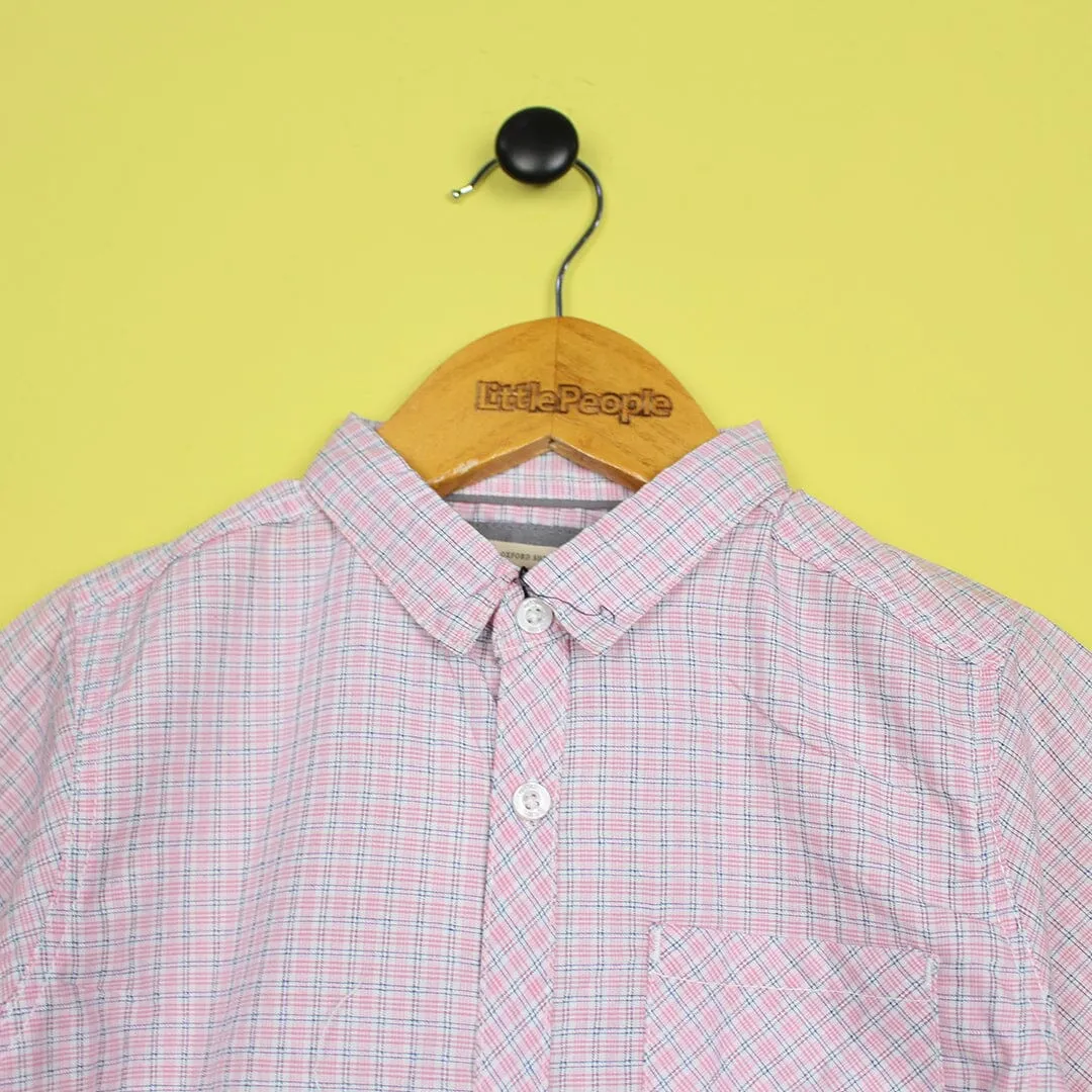 Decent Pink Themed Stylish Boys Casual Shirt