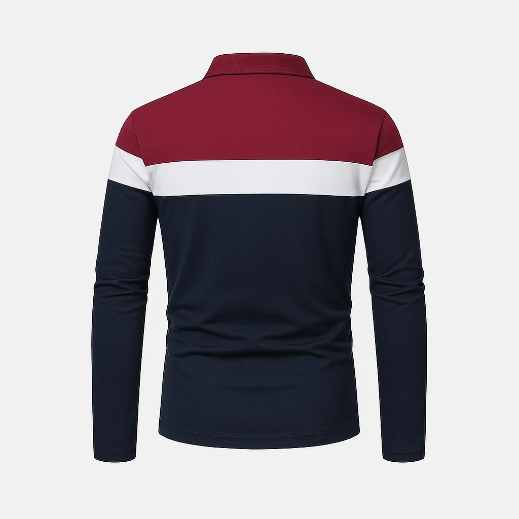 Domoir | Long Sleeve Polo Shirt