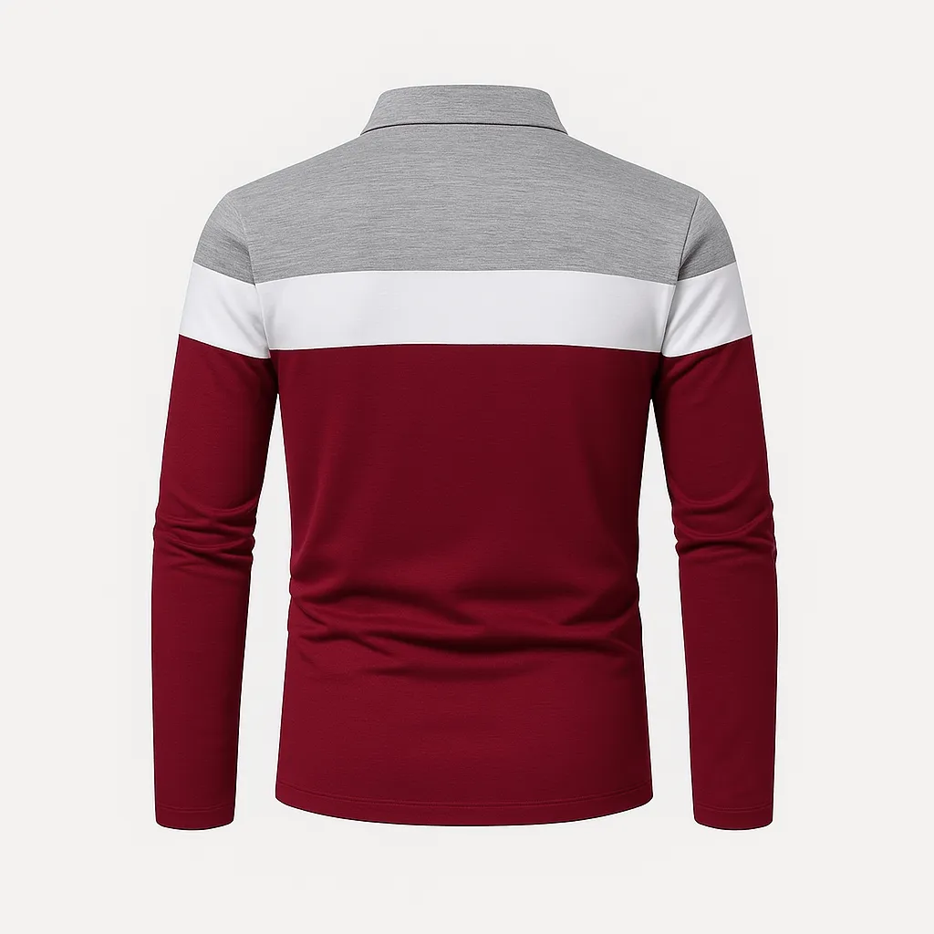 Domoir | Long Sleeve Polo Shirt