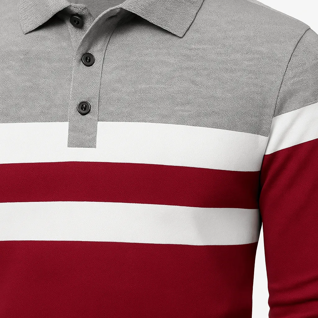 Domoir | Long Sleeve Polo Shirt