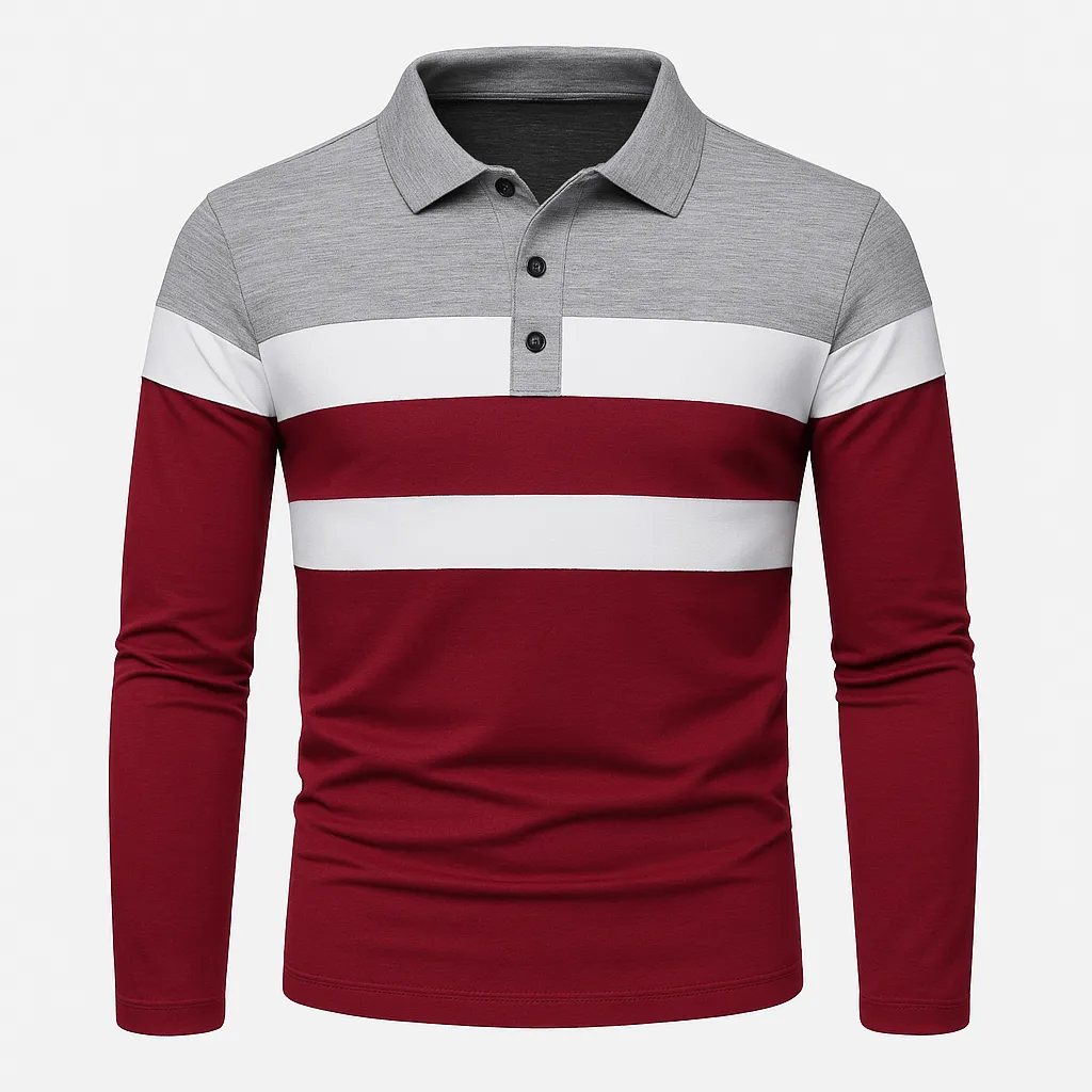 Domoir | Long Sleeve Polo Shirt