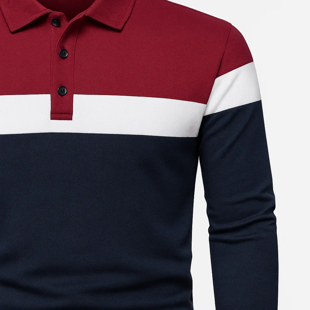 Domoir | Long Sleeve Polo Shirt