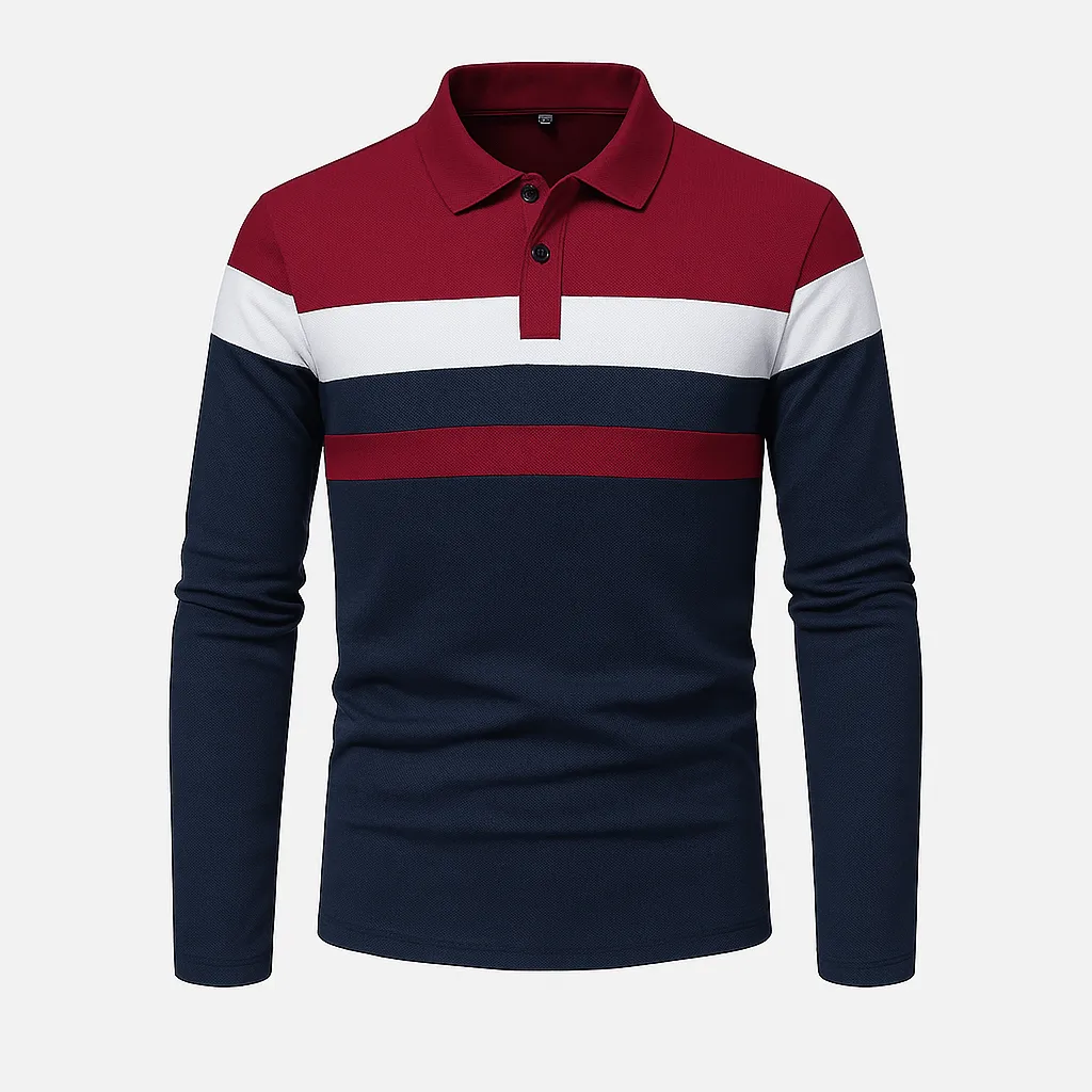 Domoir | Long Sleeve Polo Shirt