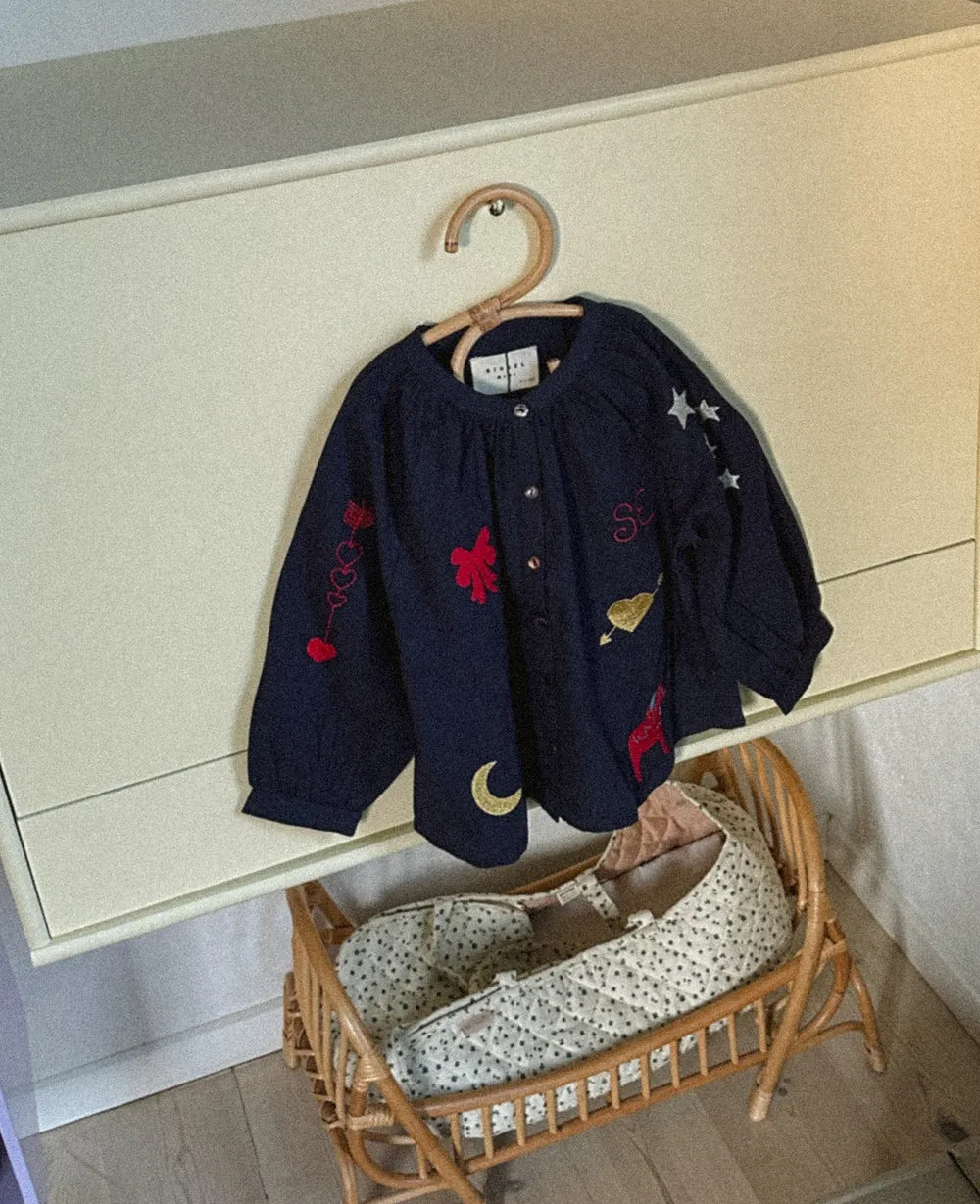Embroidered Mini Top