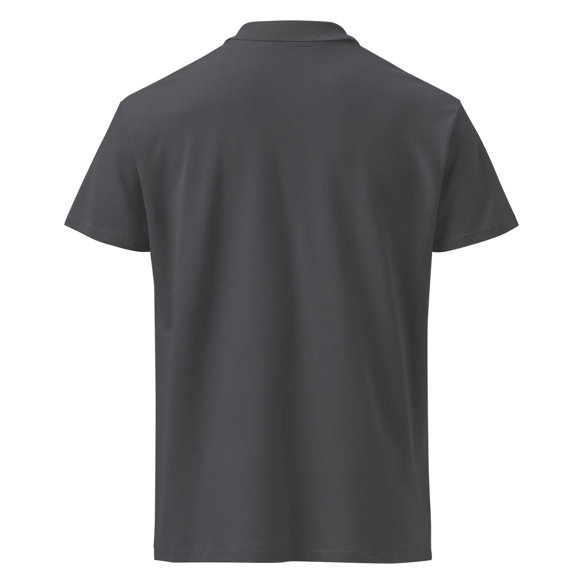 Female Golfer Premium Pique Embroidered Polo Shirt - Navy Blue