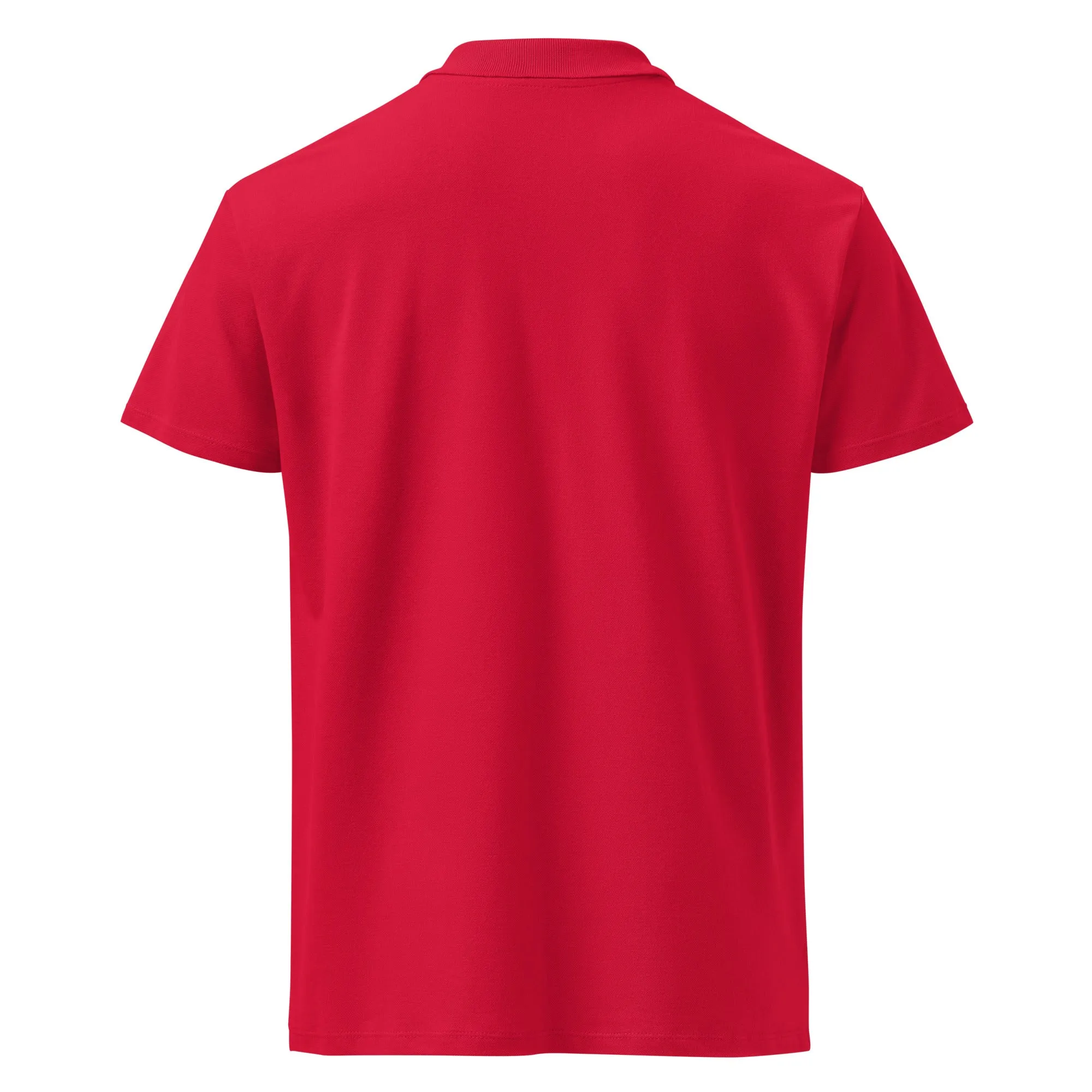 Female Golfer Premium Pique Embroidered Polo Shirt - Pink
