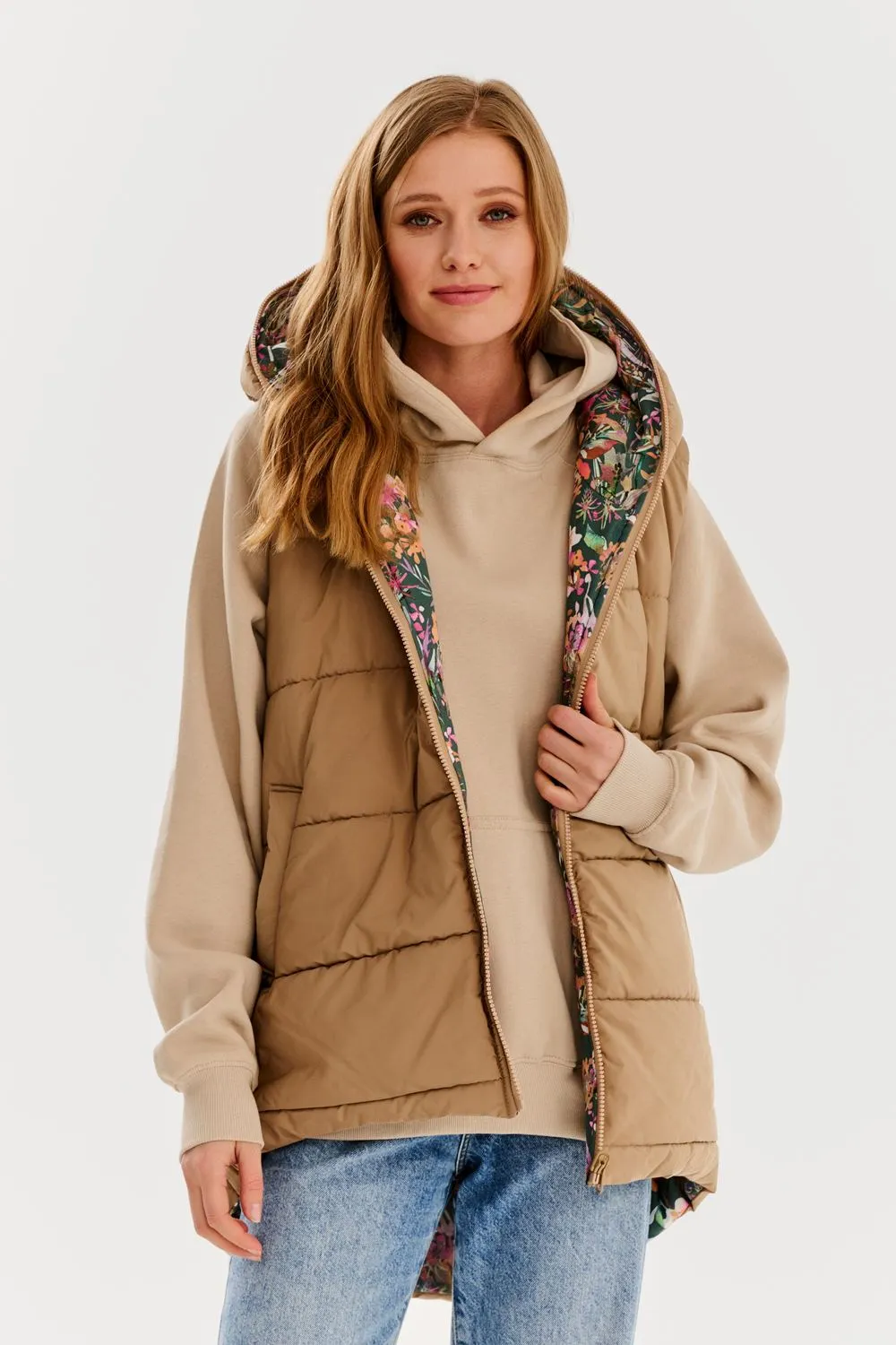 Flower Echo double-sided vest