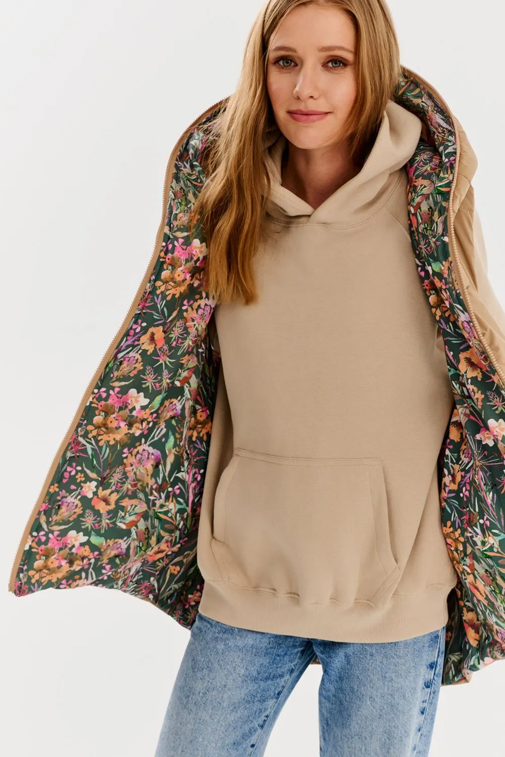 Flower Echo double-sided vest