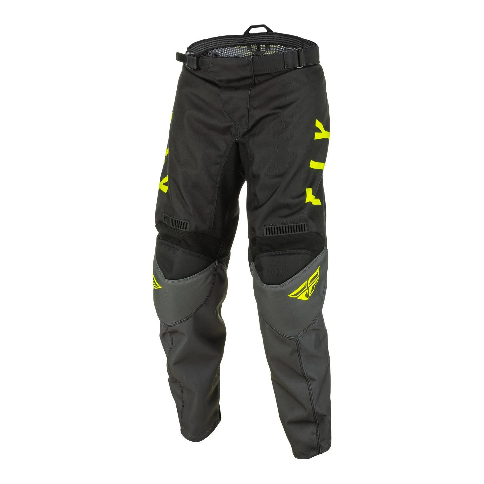 Fly Racing 2022 F-16 Youth Pant - Grey / Black / Hivis