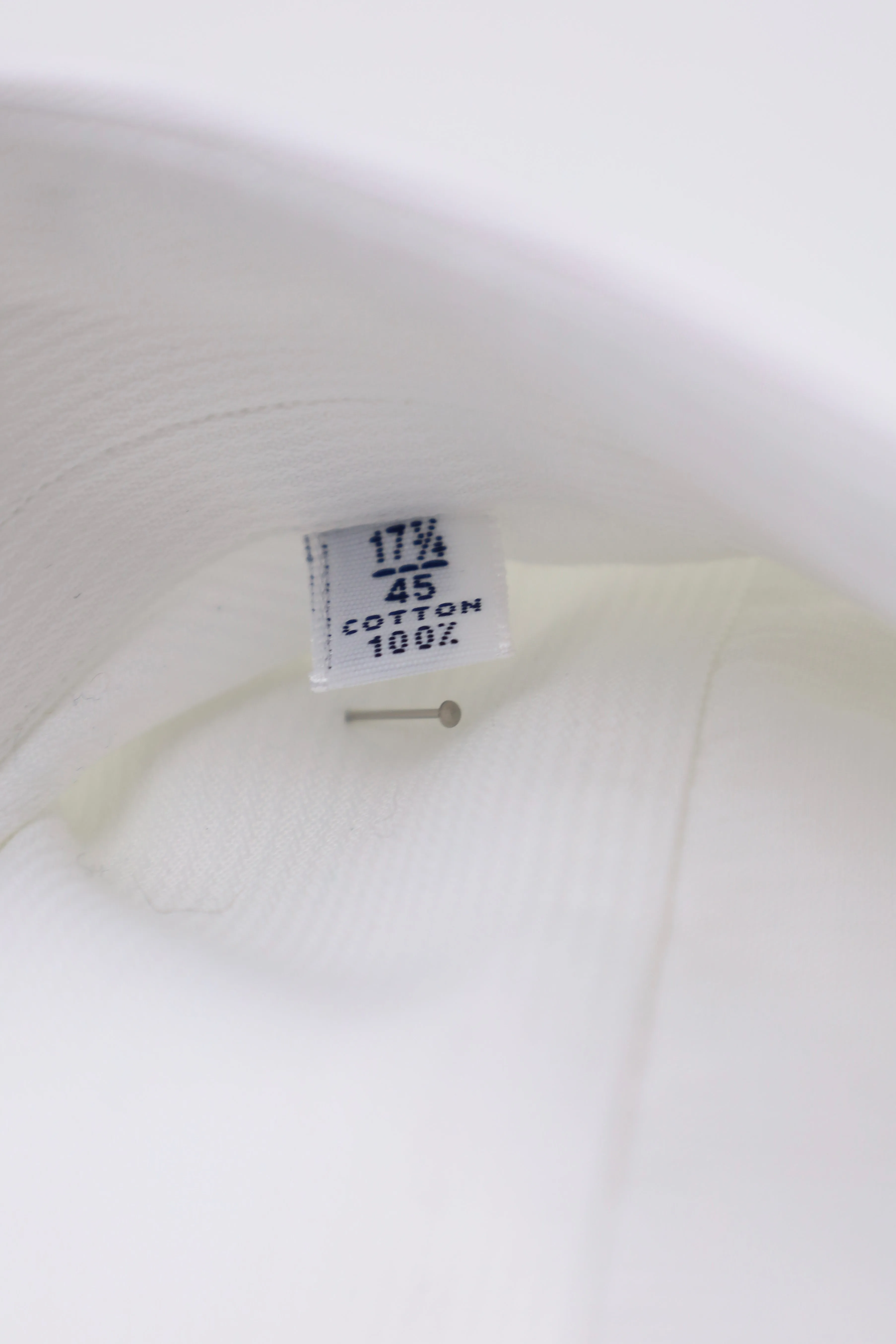 Fray White Cotton Micro-Stripe Shirt