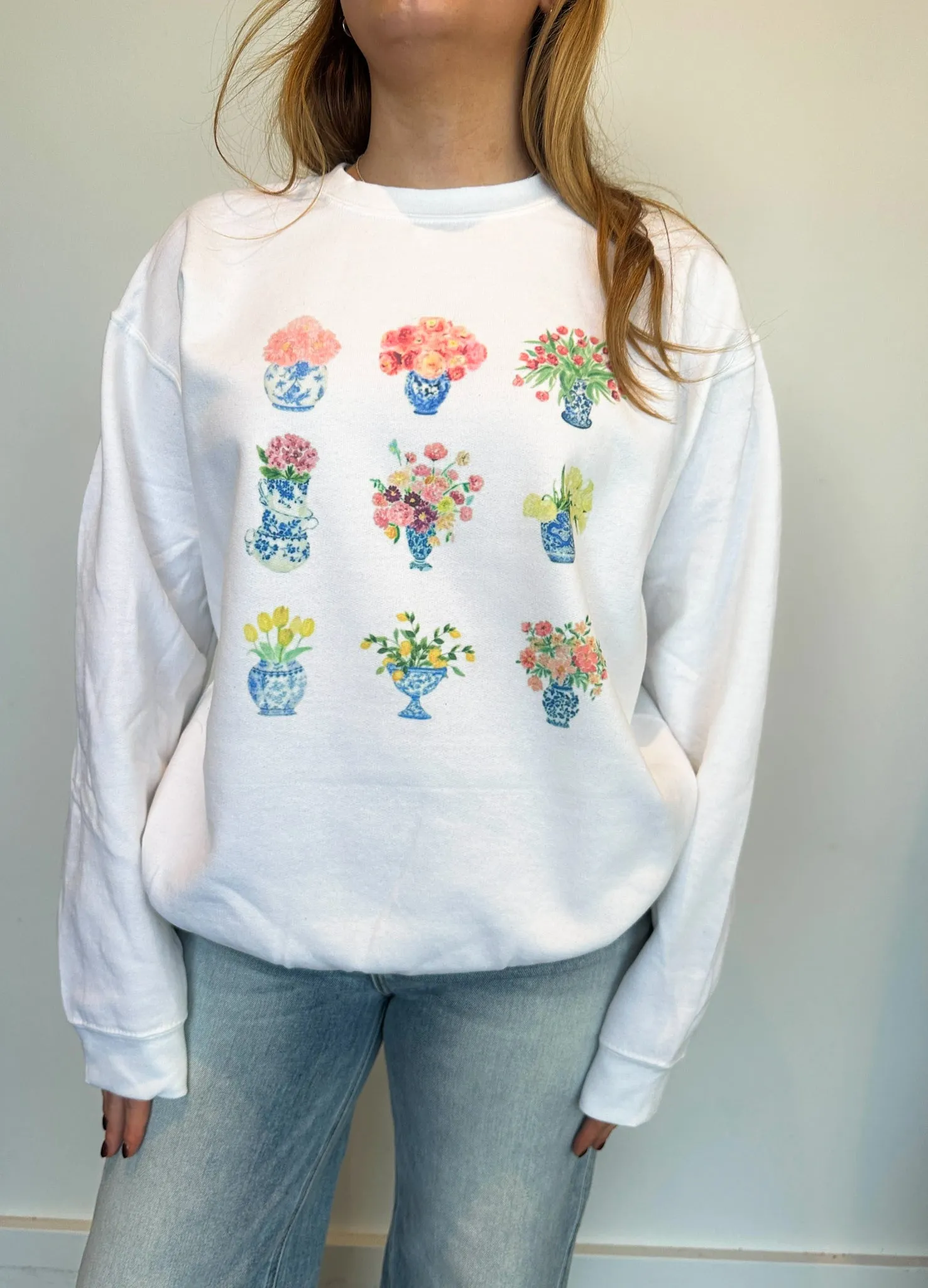 Garden Party Graphic Sweatshirt
