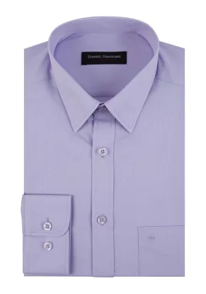 Geneva Plain Shirt - Lilac