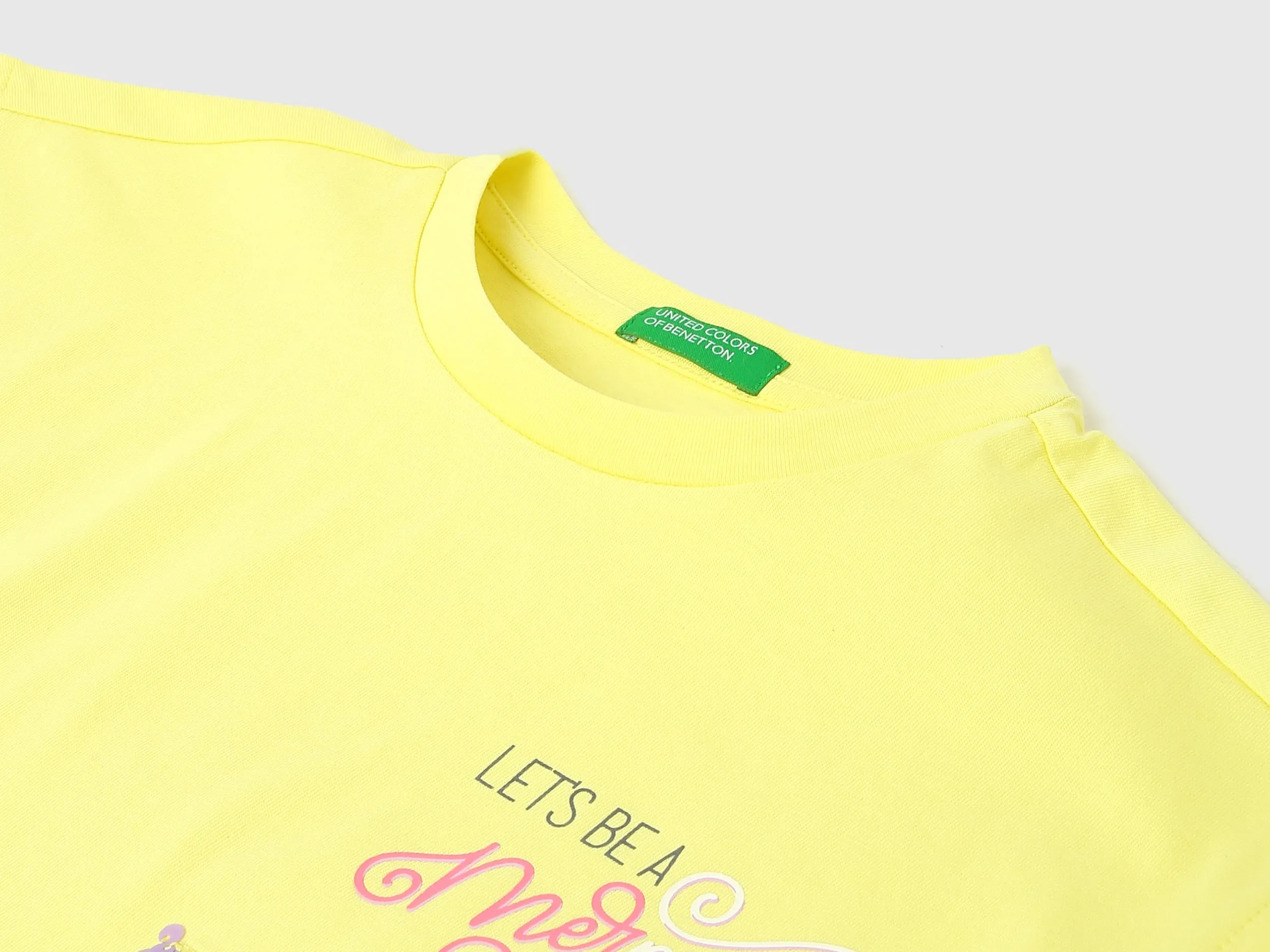 Girls Embellished Round Neck Top