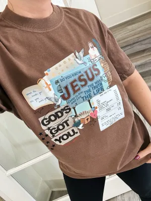 God's Got You Comfort Colors Tee  // FINAL SALE