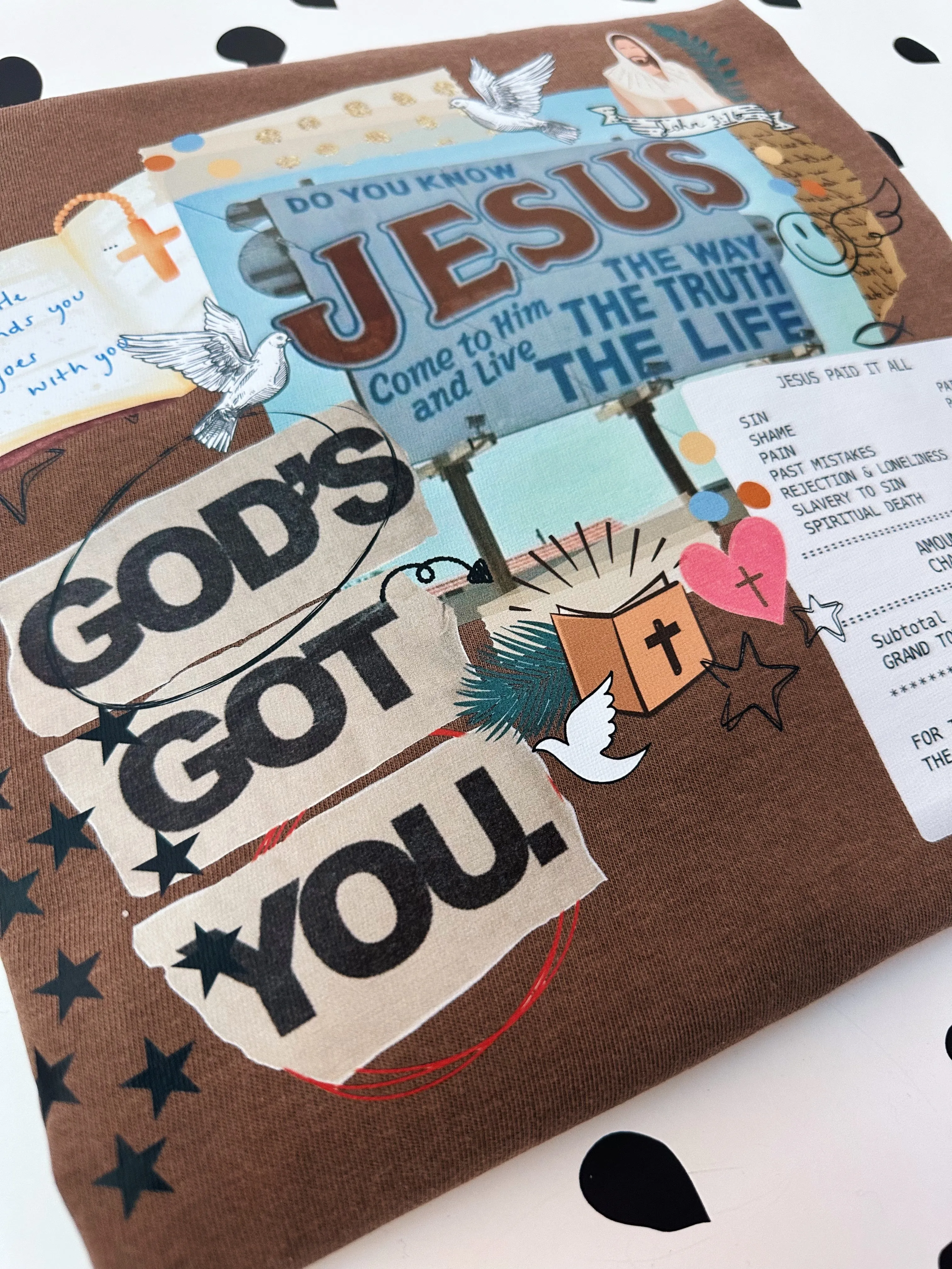 God's Got You Comfort Colors Tee  // FINAL SALE