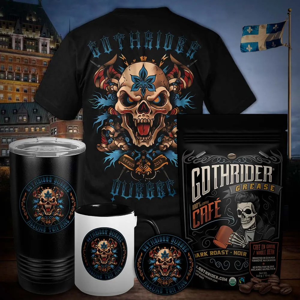 GothRider Rebel & Quebecois - T-Shirt Edition