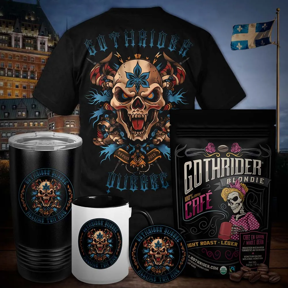 GothRider Rebel & Quebecois - T-Shirt Edition