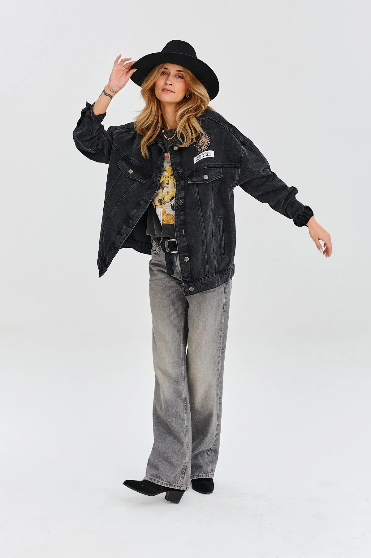Guided By The Stars denim jacket