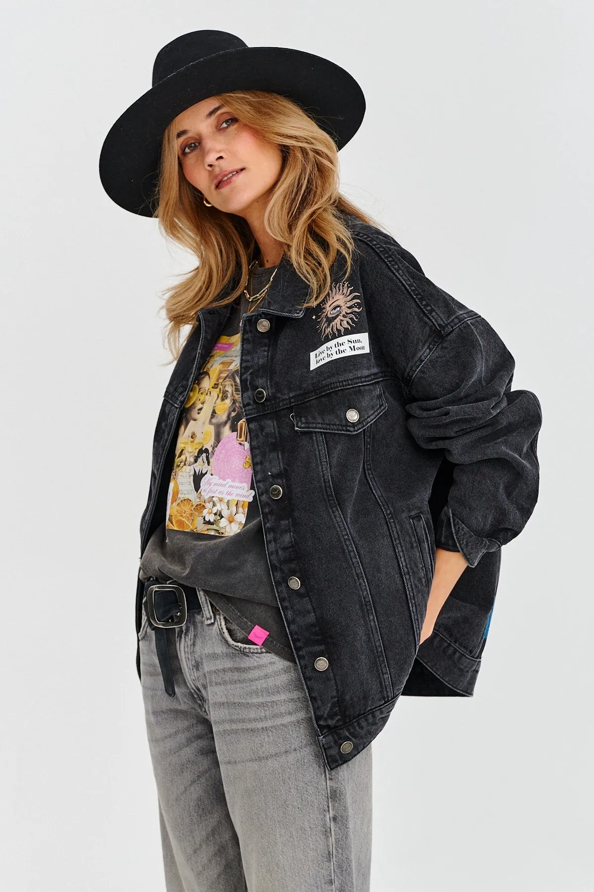 Guided By The Stars denim jacket